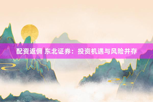 配资返佣 东北证券：投资机遇与风险并存
