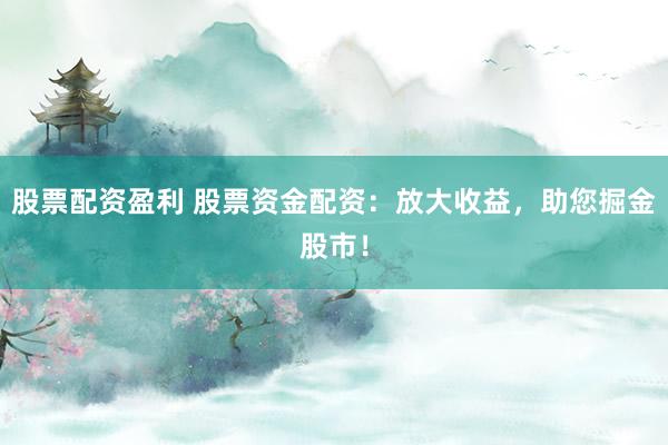 股票配资盈利 股票资金配资：放大收益，助您掘金股市！
